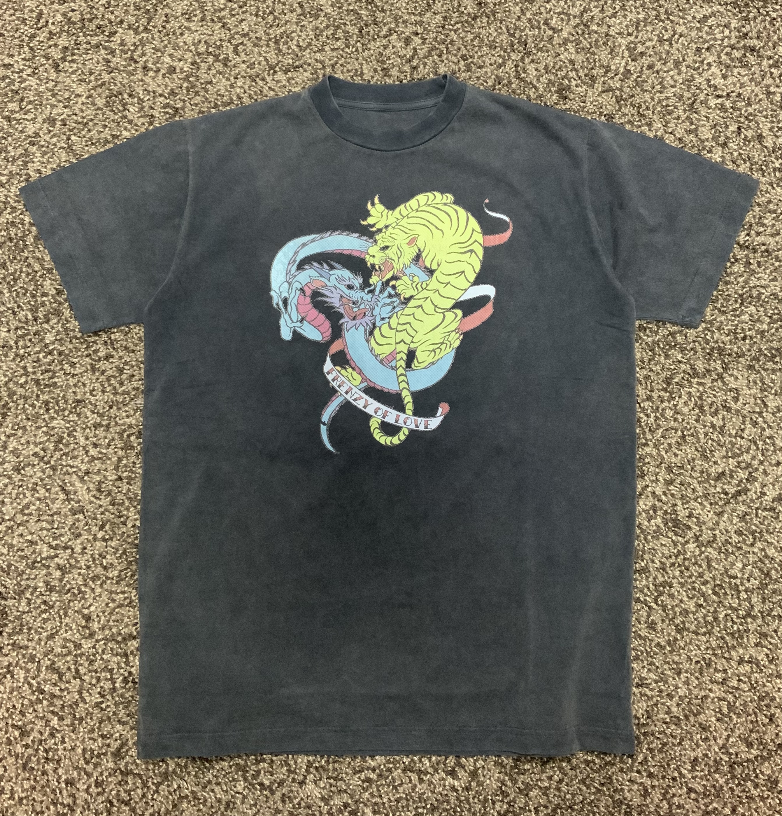 T-SHIRT MANICA CORTA TINTO CAPO VINTAGE